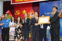 Trường Đại học Nguyễn Tất Thành  đón nhận Huân Chương Lao động hạng Nhất của Chủ tịch nước